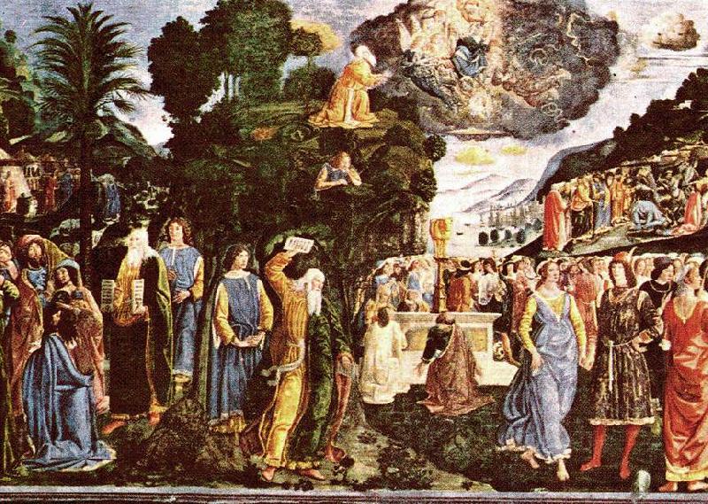 Piero di Cosimo Moses and the Tables of Law oil painting picture